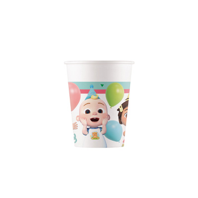 8 timbales carton 8 timbales à jeter COCOMELON Birthday – Image 1