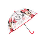 Parapluie transparent MINNIE (rouge&noir)