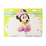 Ballon aluminium géant MINNIE BEBE (84cm)