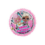 Ballon aluminium Happy Birthday LOL SURPRISE