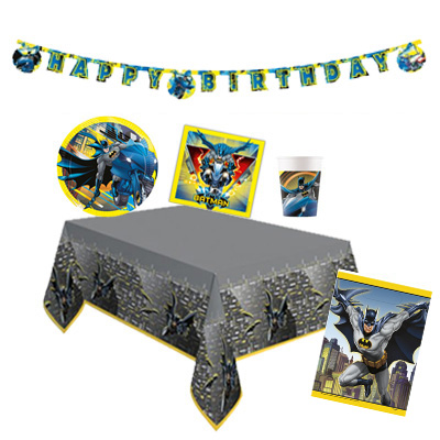pack l batman 8 efts Pack L BATMAN Rage pour 8 enfants – Image 1