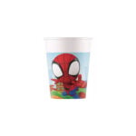 8 timbales à jeter SPIDEY (carton)
