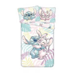 Parure housse de couette + taie STITCH & ANGEL Leaves (1P-coton)