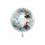 Ballon aluminium Joyeux Anniversaire REINE DES NEIGES 2