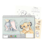 Bloc à dessin 30 feuilles + autocollants DISNEY CLASSICS