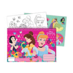 Bloc à dessin 30 feuilles + autocollants PRINCESSES DISNEY