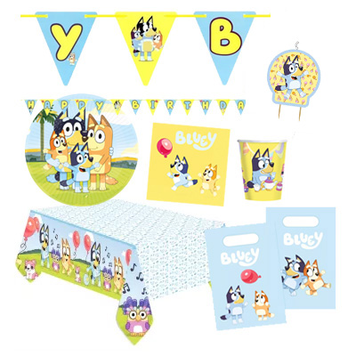 PACK XL 8 Pack XL BLUEY pour 8 enfants – Image 1