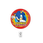 8 assiettes à jeter SONIC (20cm)