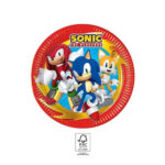 8 assiettes à jeter SONIC (23cm)