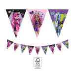 Guirlande décorative fanions MONSTER HIGH