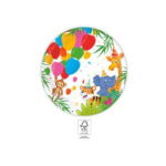 8 assiettes à jeter JUNGLE BALLOON (20cm)