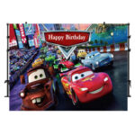 Toile de fond Happy Birthday CARS