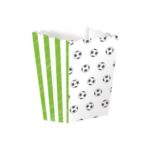 4 boîtes à pop corn FOOTBALL