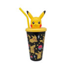 Timbale 3D avec paille intégrée Pikachu POKEMON