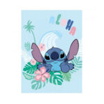 Couverture polaire microflannelle STITCH Aloha