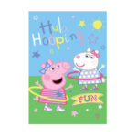 Couverture polaire PEPPA PIG Hula Hooping
