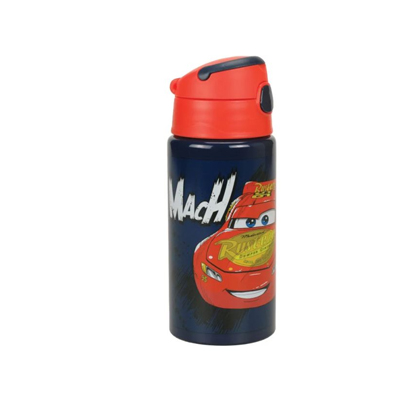 gourde pop up alu 500 r Gourde pop up aluminium CARS3 (500ml) – Image 1