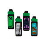 Gourde pop up carré (plastique) MINECRAFT (500ml)