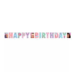 Guirlande décorative Happy Birthday BARBIE Sweet Life