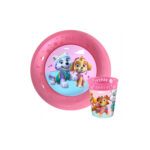 Set micro assiette + timbale "Party" Stella PATPATROUILLE