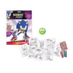 Set coloriage avec stickers SONIC