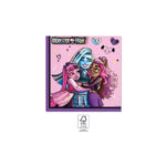 20 serviettes à jeter MONSTER HIGH