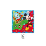 20 serviettes à jeter MICKEY ROCK THE HOUSE