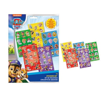5 stickers 5 feuilles de stickers PATPATROUILLE – Image 1