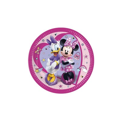 assiettes 23 8 assiettes à jeter MINNIE JUNIOR (23cm) – Image 1