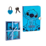 Coffret cadeau journal intime + cadenas STITCH