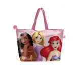 Sac de plage cabas PRINCESSES DISNEY Vaiana Raiponce Ariel  (48cm)