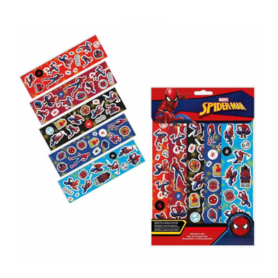 5 sticker 5 feuilles de stickers SPIDERMAN – Image 1
