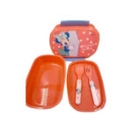 Boîte à goûter avec couverts MINNIE