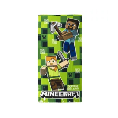 drap de bain micro Drap de bain MINECRAFT (vert-micro) – Image 1