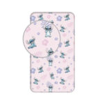 Drap housse LILO & STITCH (rose)