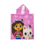 Poncho de bain à capuche GABBY ET LA MAISON MAGIQUE (micro)