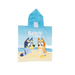 Poncho de bain avec capuche BLUEY & BINGO (micro)