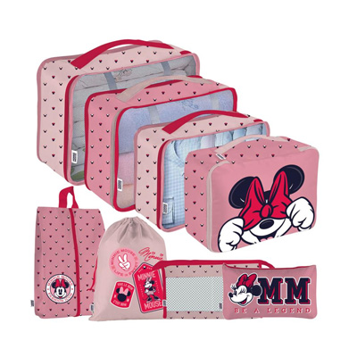 oragnisateur de bagage Organisateur de bagages 8pcs MINNIE – Image 1