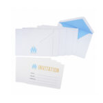 6 cartes d'invitation + enveloppes OLYMPIQUE DE MARSEILLE