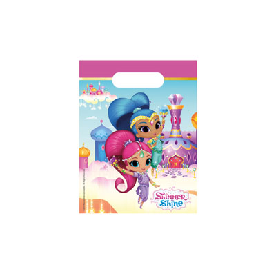 6 sacs 6 sacs à bonbon SHIMMER&SHINE – Image 1
