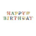 Guirlande Happy Birthday HARRY POTTER "Poudlard"