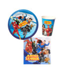 Kit éco JUSTICE LEAGUE pour 8 enfants