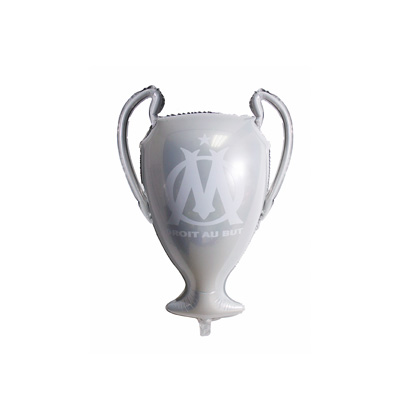 ballon alu 65 Ballon aluminium trophée OLYMPIQUE DE MARSEILLE (65cm) – Image 1