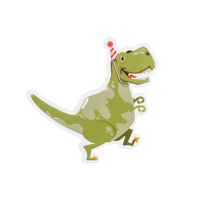 déco mural party Décoration murale Party DINOSAURE (plastique) – Image 1