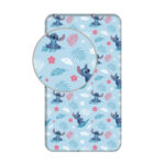 Drap housse LILO & STITCH (bleu)