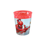 4 timbales réutilisables "Party" SPIDERMAN Crime Fighter