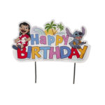 Décoration de gâteau Happy Birthday STITCH