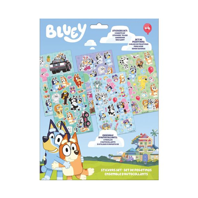 stickers 5 feuilles de stickers BLUEY – Image 1
