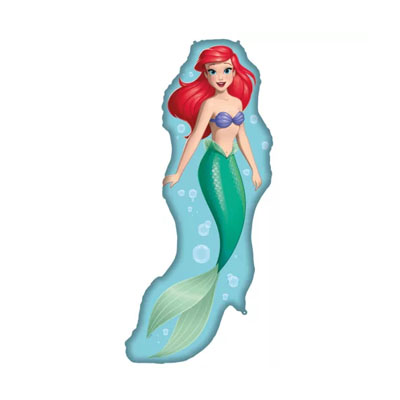 ballon 99 Ballon aluminium géant Ariel PRINCESSES DISNEY (99 cm) – Image 1