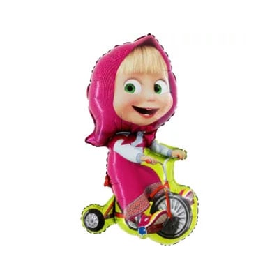 ballon 99 Ballon aluminium géant MACHA fait du vélo (99cm) – Image 1